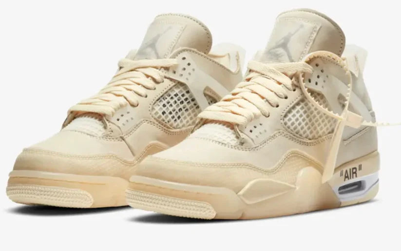 NIKE AIR JORDAN 4 RETRO X OFF-WHITE "SAIL"