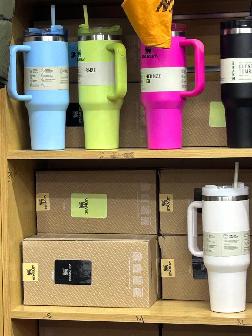 viral Stanley cups with box